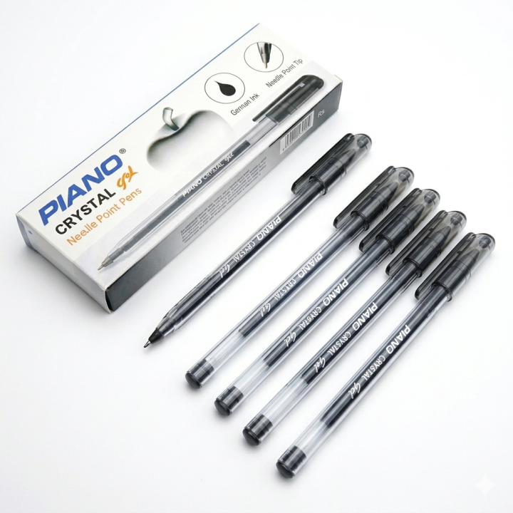 Piano%20Crystal%20Gel%20Pen%20(10%20Pen/Box)%20%7C%20Premium%20Needle%20Point%20Pen%20with%20German%20Ink%20%7C%20Smooth%20&%20Smudge-Free%20Writing%20Gel%20Pen%20%7C%20Fine%20Tip%20Gel%20Ball%20Pen%20for%20Students%20&%20Professionals%20%7C%20Available%20in%20Blue%20&%20Black%20-%20Image%205