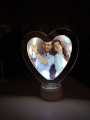 Magic Mirror Photo Heart Shape Frame. 