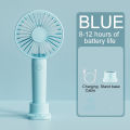 ARMICO Summer Portable USB Mini Fan Hand Held Fan Rechargeable Battery Handheld Fan 3 Speed Personal Desk Table Fan with Base, 8-12 Hours Operated Small Makeup Eyelash Fan for Women Girls Kids Outdoor. 
