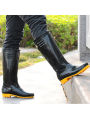 Men's Waterproof Working Rubber Rainboots Hunter Rain Boots for UNISEX PVC Work Shoes Non-Slip Rubber Soles Boots for Garden Adult Outdoor Washing Boots ALL  Size. 