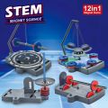 12 in 1 STEM Magnet Science Kit for Kids – Magnetic Toys, Educational Learning Experiments, and Science Kits for Kids.. 