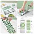 UltraChop 5-in-1 Advanced Vegetable Cutter, Slicer, and Grater with Interchangeable Blades. 