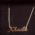 Personalized Gift 18K Gold Plated Name Necklace. 