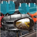 [High Quality] 2pcs 2in1 Car Rearview Mirror Rainproof Film Anti Fog Window Foils Rear View Mirror Stickers Screen Protector. 