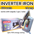 400 watts 1.8 amp Iron / Electroginal Home Electric Deluxe Dry Iron Light weight Good  Quality 1000 watts. 