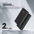 FASTER PD-30k Qualcomm Quick Charge 3.0 Power Bank 30000 mAh 22.5W with LED Display. 