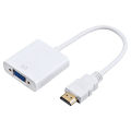 HDMI to VGA Adapter HDMI To VGA Cable Converter HDMI-Compatible Male to VGA Female HD 1080P for PS4 Xbox Tablet Laptop PC TV. 