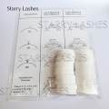 Beginner Lash Map Chart Wispy Lashes Pratice Chart Eye Shape Sponges Reusable Lash Extension Practice Lash Mapping. 