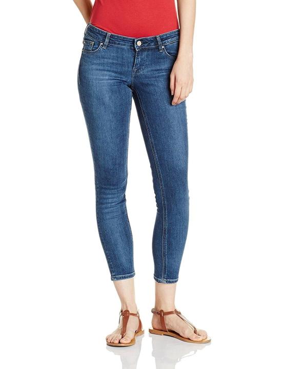 Medium Blue Slim Fit Jeans For Women