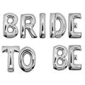 Bride To Be Foil Balloons Rose Gold, Silver, Golden, Red Color Decorations Great for Bridal Shower Party Backdrop. 
