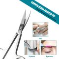 Cutting Clippers Point and Rounded Safety Tip Scissors For Men and Women (Silver), 2 Pcs Stainless Steel Small Scissors, Facial Hair Grooming Set Comfort grip Handels, Eyebrow, Nose, Muatache Beard For Personal and Professional Use. 