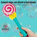 Bubble Blower Water Wand For Kids Plastic Electric Music Light Up Bubble Machine Lollipop Soft Look Bubble Machine Magical Bubble Maker Stick Toy Bubble sticks led - 1794. 