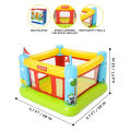 Bestway 93553 Fisher Price Jumping Bouncetastic Bouncer Gym Kids Inflatable Play Tube For Kids Jump O Lene Play Kids Jumping Castle Gym Inflatable Trampoline Play Bouncer With Your Friends & Family Perfect Gift For Your Baby Boy and Daughter. 