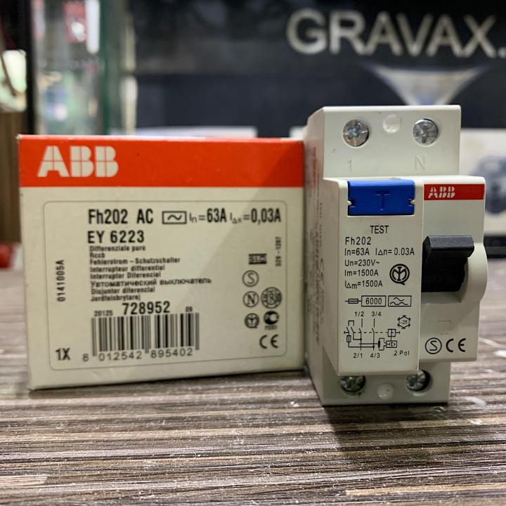 Abb earth leakage breaker 63A