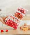 700/900/1000/1400Ml Transparent Food Storage Container With Lid Preservation Refrigerator Frozen Meat Fruit Storage Box Kitchen Household Supplies 1Pcs. 