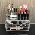 ABST - 16 Grid Acrylic Makeup Organiser With 3 Drawer Makeup Organizer Box. 