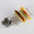 Stainless Steel Taco Holder Stand with Seasoning Cup Taco Truck Tray Rack Holds 3 Tacos for Baking Party Kitchen Tool. 
