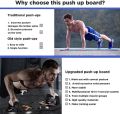 Foldable Push Up Board - Multifunctional Enhancement Folding Table Muscle Exercise Equipment Workout Gym Home Workout Table. 
