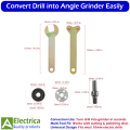 10mm Drill to Angle Grinder Adapter Rod 5pcs Set for Cutting, Grinding & Polishing Conversion Tools by Electrica. 