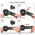 22mm Width Universal GT Sport Silicone Watch Band Strap For Mibro X1 Huawei Watch GT 2, GT 2 Pro, Galaxy Watch 3 45mm And All Other 22mm Supported Watches. 