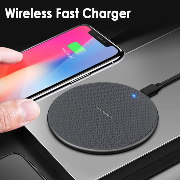 Fast Wireless Charger for iPhone 11 Xs XR 8 Plus SamSung 10W Fast Charging Pad