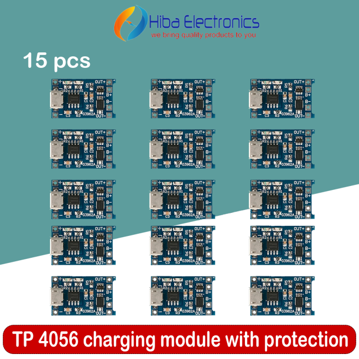 TP4056%20charging%20module%20with%20protection%2018650%20Lithium%20Battery%20Charger%20Module%20Board%203/5/10/15%20Pcs%20-%20Image%202