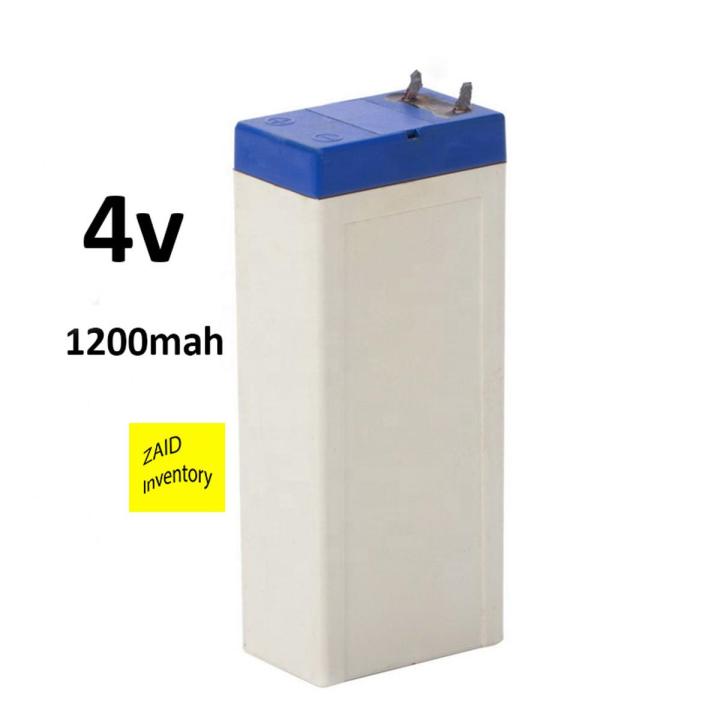 4v 1200mah Rechargeable Lead Acid Battery 3.6×1.4 Inches Size Premium Quality