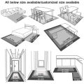 3D Optical Illusion Home Entrance Carpet Door Mat Trippy Living Room Rug Non-Slip Hallway Bedroom Bathroom Mat Kitchen Floor Mat. 