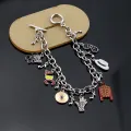 Michael Jackson Bracelets for Women Men Commemorative Series Charms Pendant Chain Bangle Music Fans Jewelry Gifts. 