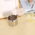 Stainless Steel with Lid and Spoon Sugar Bowl Seasoning Jar Container. 