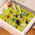 Plastic DIY Grid Board Storage Box Drawer Cabinet Divider Clapboard Organizer - ( EI ). 