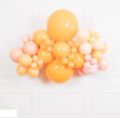 50 pcs 9 inch Mango Balloons without shinny Latex Balloon for Valentine Birthday Parties Baby Shower Wedding Backdrop Decor Minion, Bee Theme and Summer Party light orange. 