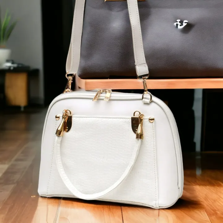 Premium Women’s Elegant Croc-Texture Handbag – Stylish Structured ...