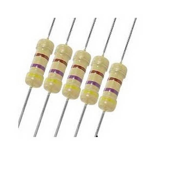 Pack Of 25 - Carbon Resistors 470 Ohm Resistance - 1/2W