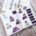 Sweet Journal 90PCS BTS Boys Kpop Butter Stickers Luggage Tag Diary Journaling Decorative Crafts Scrapbooking DIY Sticker. 