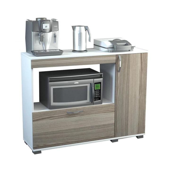 Microwave oven Rack Multipurpose Kitchen Cabinet Home Office Coffee Station Storage Rack Smart kitchen Cabinet