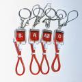Keychain For Blood Type AB Keychain For Blood Type A DIY Jewelry Making PVC Pendant Keychain Blood Type Keychain. 