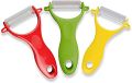 Professional Peelers for kitchen Fruit Scraper Vegetable Potato Skin Remover ceramic Stainless Steel blade peelers Apple Swivel Peeler High Quality Household Y shape plastic peeler Cucumber Peeling Knife. 