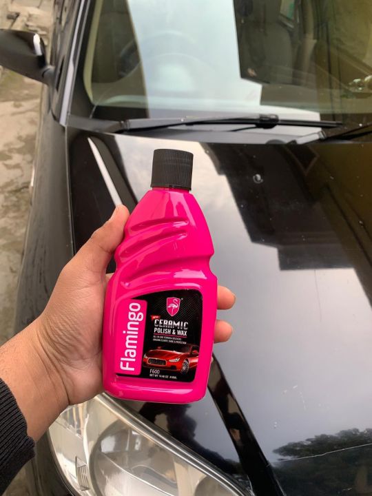 Flamingo%20New%20Ceramic%20High%20Gloss%20Shine%20Liquid%20Polish%20&%20Wax%20-%20410ml%20-%20Image%202