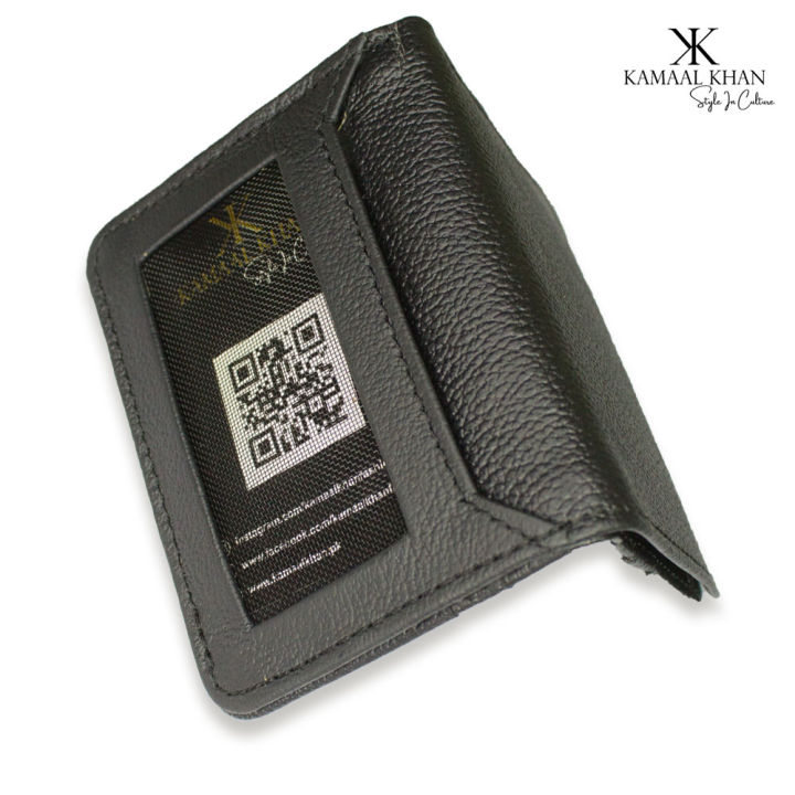 Genuine%20Leather%20Minimalist%20Men's%20Purse%20Long%20Wallet%20For%20Men%20Bi%20Fold%20Simple%20Wallet%20Clasp%20%20Card%20Holder%20Wallet%20-%20Kitabi%20Wallet%20-%20Image%202