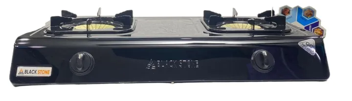 Black%20Stone%202%20Burner%20Gas%20Stove%20Stainless%20Steel%20Black/Silver%20-%20Image%202