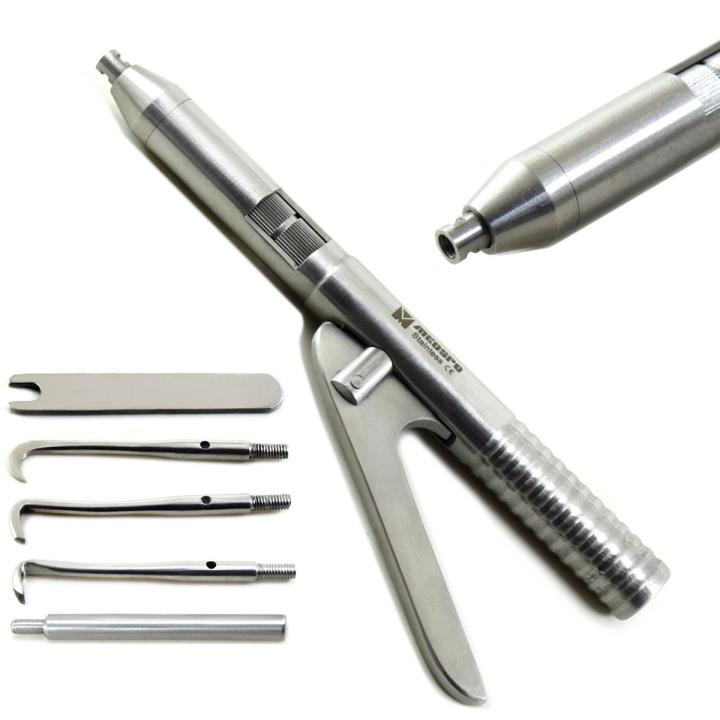 thumbnail image 2 of Automatic Crown Remover Gun – Dental Instrument For Removing Tooth Crowns, Stainless Steel 2 of 14