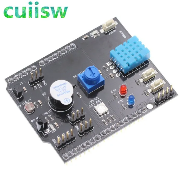 DHT11%20LM35%20Temperature%20Humidity%20Sensor%20Multifunction%20Expansion%20Board%20Adapter%20For%20arduino%20UNO%20R3%20RGB%20LED%20IR%20Receiver%20Buzzer%20I2C%20-%20Image%202
