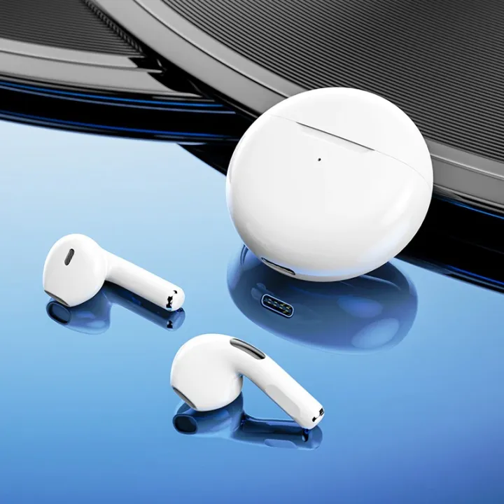 AirPods%20Pro%206%20Hi-Fi%20Wireless%20Airbuds%205.0%20Bluetooth%20Earphone%20Slim%20small%20size%20with%20Charging%20Case%20White%20-%20Image%202