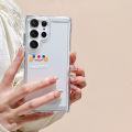 Cute Smiley Face s23 Phone case s23ultra Summer Transparent S22+ New Silicone s21fe Soft S23plus. 