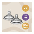 Tommee Tippee Variflow Teat 2-PK 0m+ Tommee Tippee Nipple 0m+ Tommee Tippee Teats 0m+ Vari Flow pack of 2 TOMMEE TIPPEE NIPPLES. 