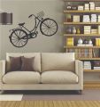 TOLARY Bicycle Sticker vinyl Wall Art, Cycling Gifts For Girl, Bike Gifts, Bicycle Wall Decor, Large Bike Wall Art sticker  elegant decor. 