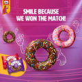 Peek Freans Smile Chocolate Donut Cake – 6-Pack | Delicious Chocolate-Filled Donuts for Anytime Enjoyment. 