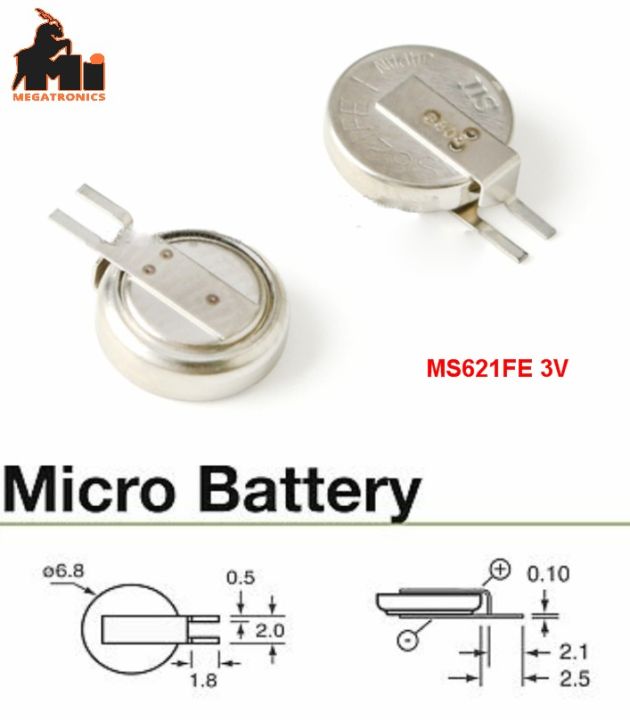 MS621FE-FL11E Small micro battery 3V rechargeable button lithium battery ASEIKO E