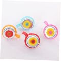Sunflower-Shaped Bicycle Bell Plastic Bicycle Bell Cycling Ringing Bell  Available in random Colors for Kids with Clear Ring Tone and Easy Installation cycle accessories. 